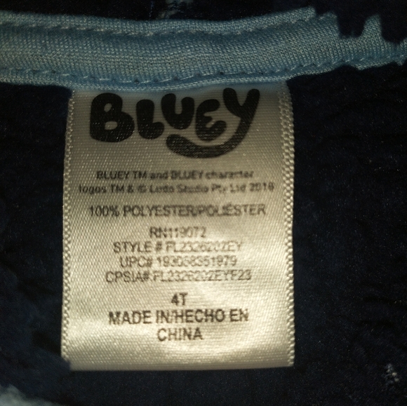 Bluey sweatshirt hoodie - Picture 4 of 4